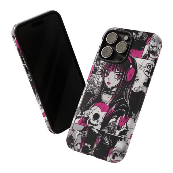 Goth Girl pop art phone case - Image 122