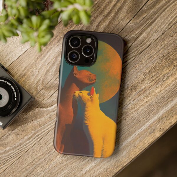 Phone Case - Aesthetic Love Cats themed Tough Case - Image 198