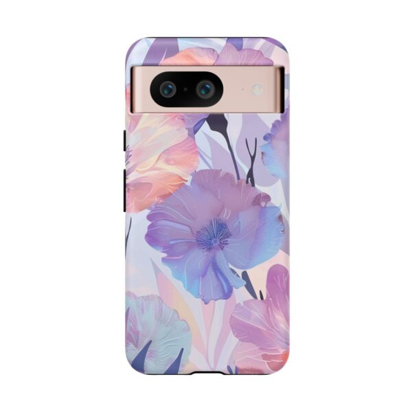 Phone Case - Holographic Floral Pattern Tough Case - Image 163