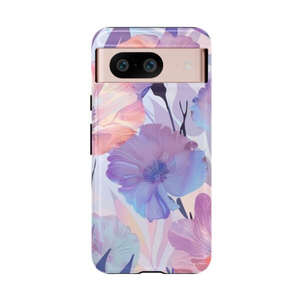 Phone Case - Holographic Floral Pattern Tough Case - Image 159