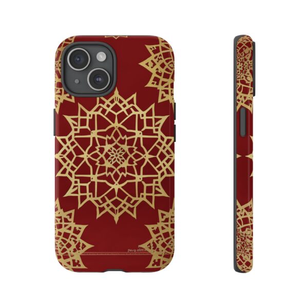 Phone Case - Beautiful Red Wine and Gold Pattern - Image 103