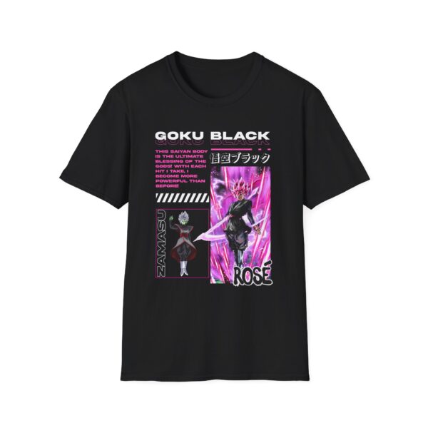 Anime Streetwear T-Shirt featuring Goku Black