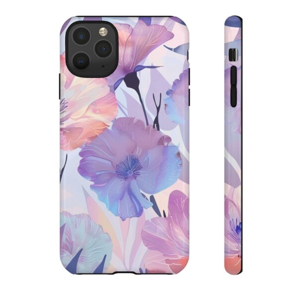 Phone Case - Holographic Floral Pattern Tough Case - Image 13