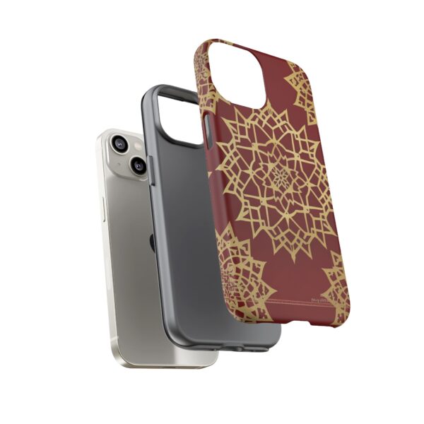 Phone Case - Beautiful Red Wine and Gold Pattern - Image 53