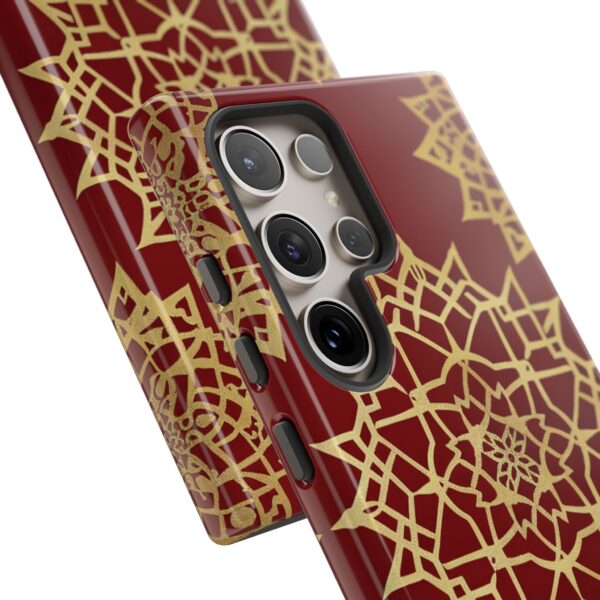 Phone Case - Beautiful Red Wine and Gold Pattern - Image 144