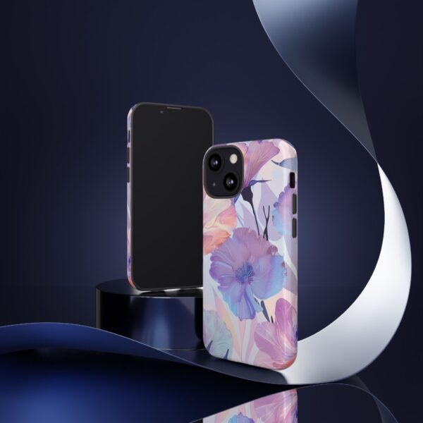 Phone Case - Holographic Floral Pattern Tough Case - Image 28