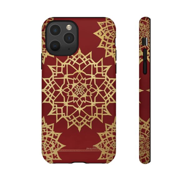 Phone Case - Beautiful Red Wine and Gold Pattern - Image 12