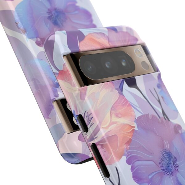 Phone Case - Holographic Floral Pattern Tough Case - Image 152