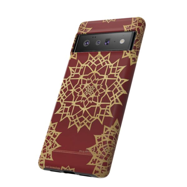 Phone Case - Beautiful Red Wine and Gold Pattern - Image 100