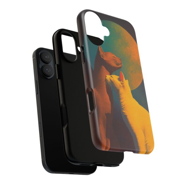 Phone Case - Aesthetic Love Cats themed Tough Case - Image 181