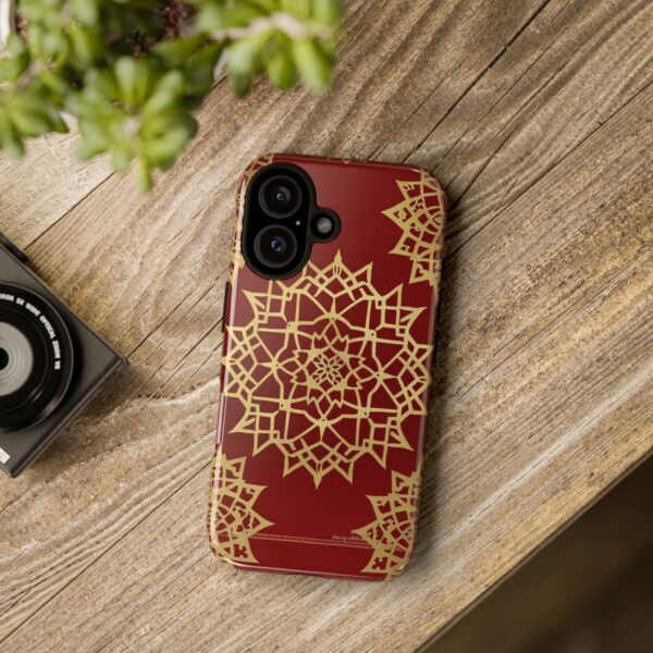 Phone Case - Beautiful Red Wine and Gold Pattern - Image 170