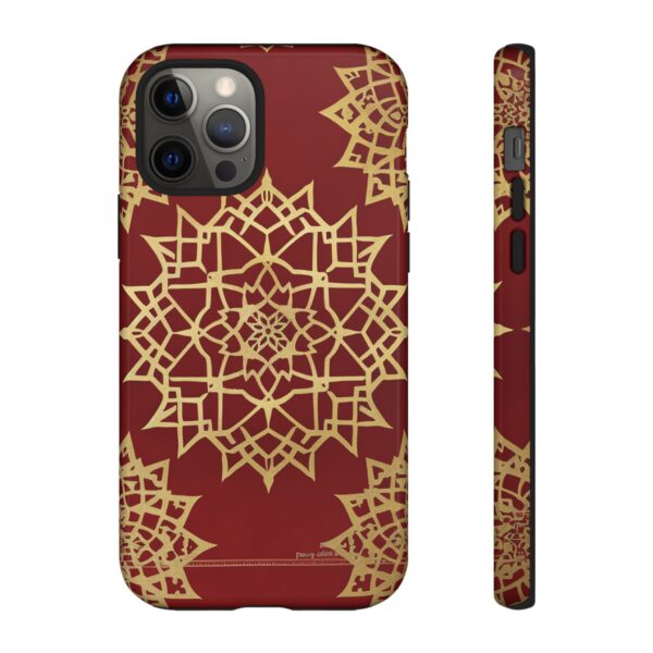 Phone Case - Beautiful Red Wine and Gold Pattern - Image 19