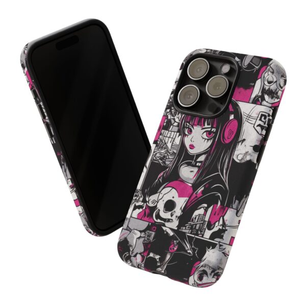 Goth Girl pop art phone case - Image 119