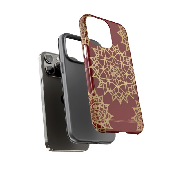 Phone Case - Beautiful Red Wine and Gold Pattern - Image 73