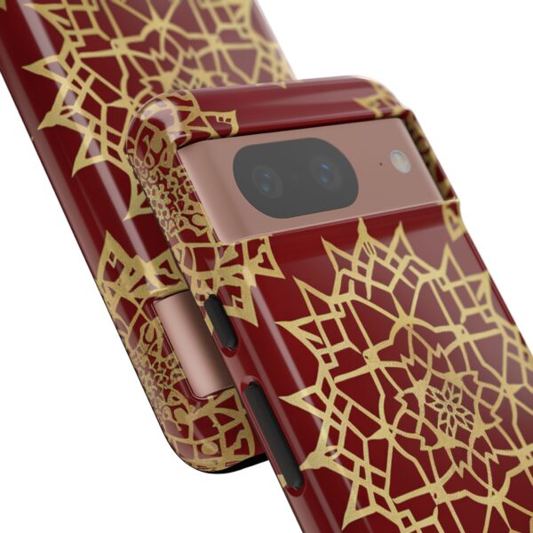 Phone Case - Beautiful Red Wine and Gold Pattern - Image 160