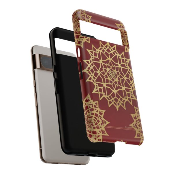 Phone Case - Beautiful Red Wine and Gold Pattern - Image 158