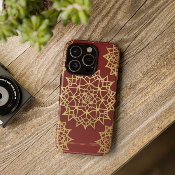 Phone Case - Beautiful Red Wine and Gold Pattern - Image 190