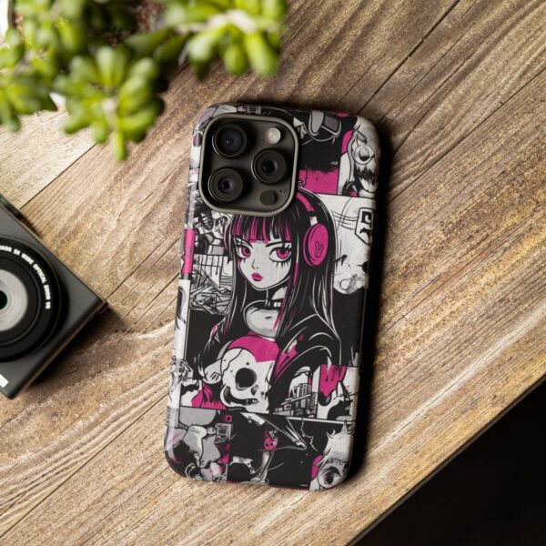 Goth Girl pop art phone case - Image 123