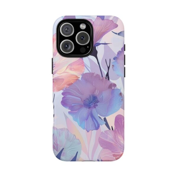 Phone Case - Holographic Floral Pattern Tough Case - Image 191