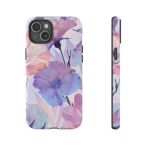 Phone Case - Holographic Floral Pattern Tough Case - Image 109