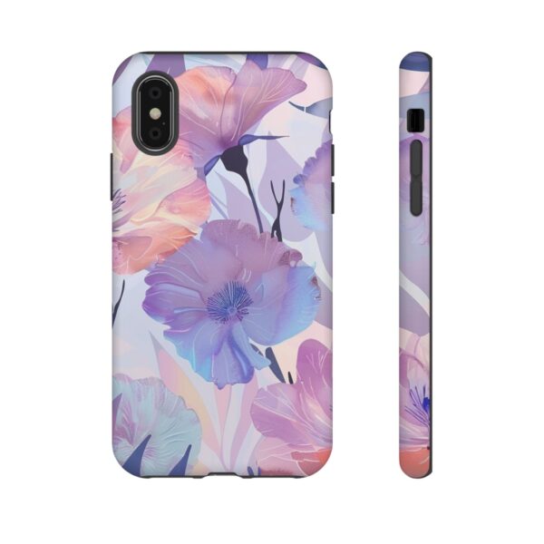 Phone Case - Holographic Floral Pattern Tough Case - Image 2