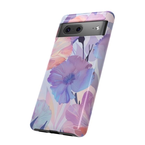 Phone Case - Holographic Floral Pattern Tough Case - Image 88