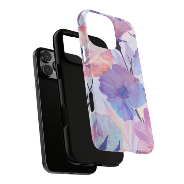 Phone Case - Holographic Floral Pattern Tough Case - Image 193