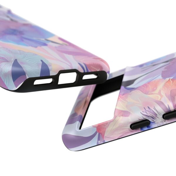 Phone Case - Holographic Floral Pattern Tough Case - Image 165