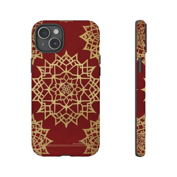 Phone Case - Beautiful Red Wine and Gold Pattern - Image 112