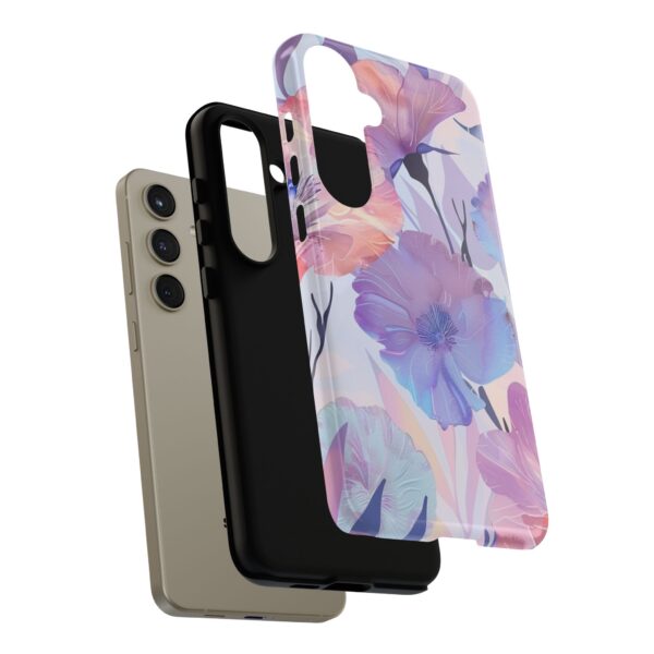 Phone Case - Holographic Floral Pattern Tough Case - Image 138