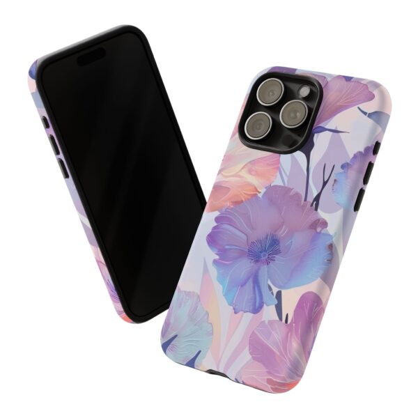 Phone Case - Holographic Floral Pattern Tough Case - Image 125