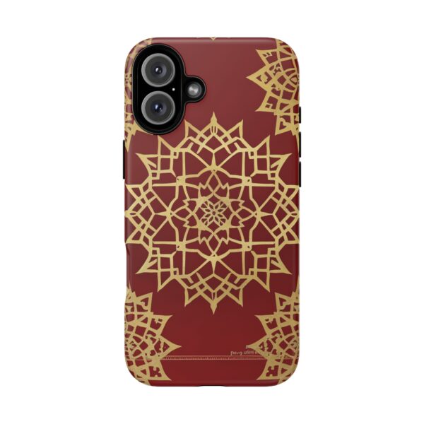 Phone Case - Beautiful Red Wine and Gold Pattern - Image 179