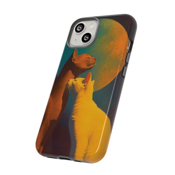 Phone Case - Aesthetic Love Cats themed Tough Case - Image 48