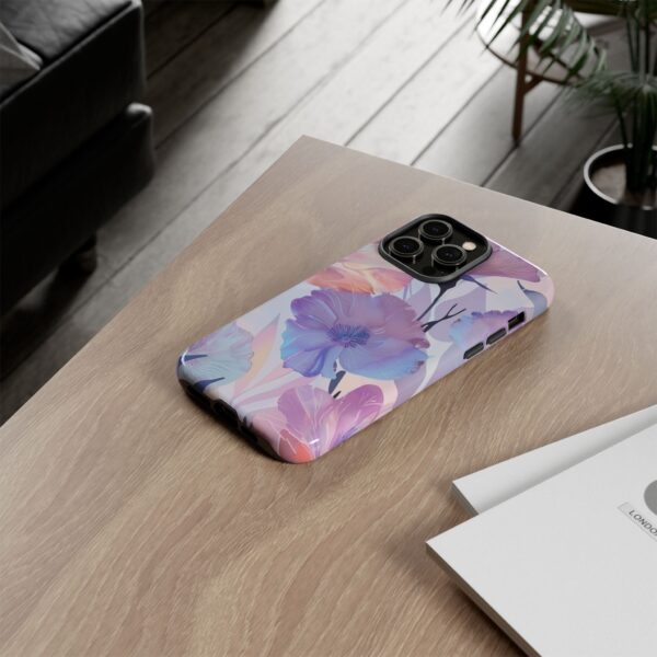 Phone Case - Holographic Floral Pattern Tough Case - Image 74