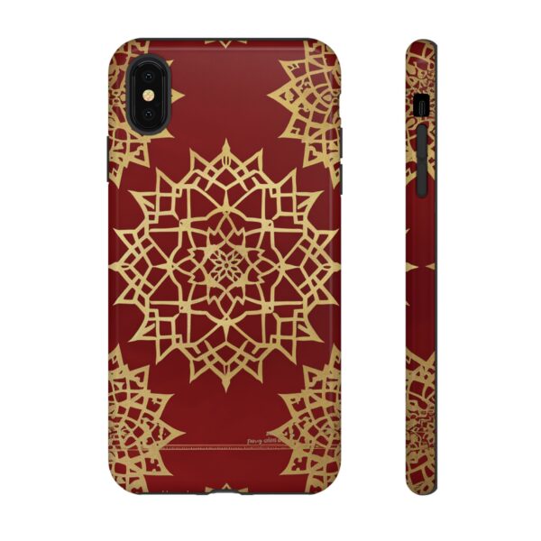 Phone Case - Beautiful Red Wine and Gold Pattern - Image 7