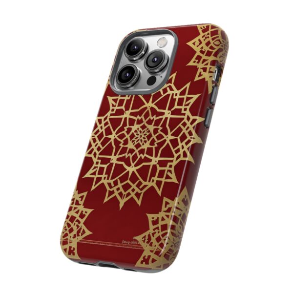 Phone Case - Beautiful Red Wine and Gold Pattern - Image 56