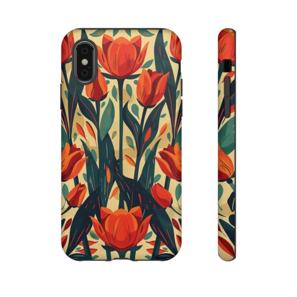 Phone Case - Aesthetic Floral Pattern Tough Case - Image 2