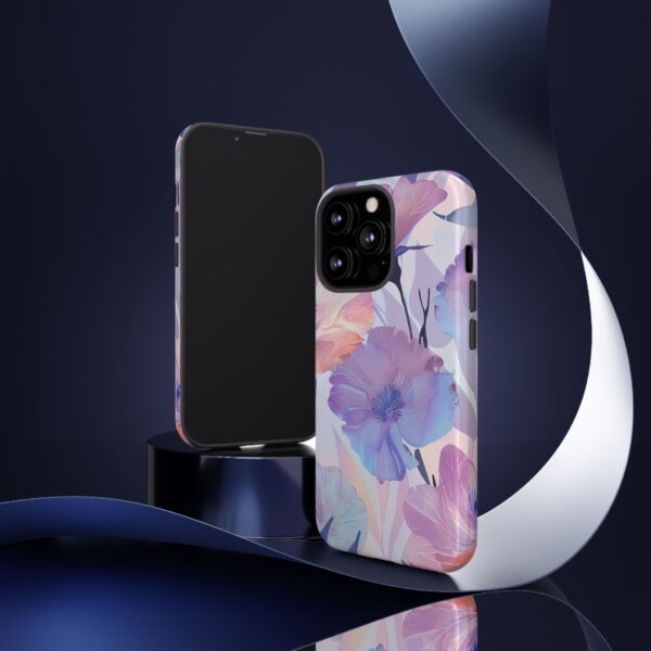 Phone Case - Holographic Floral Pattern Tough Case - Image 32