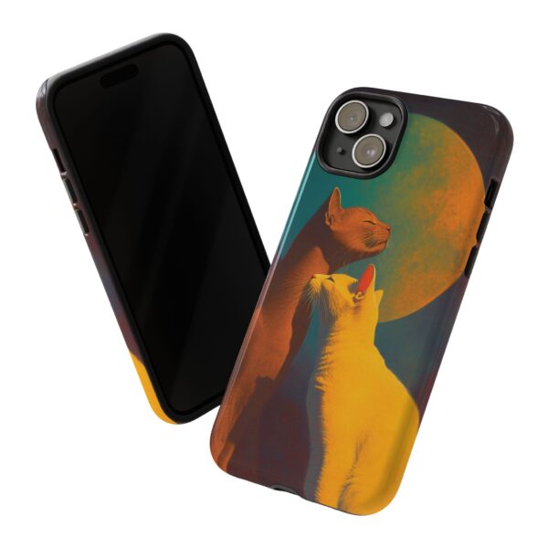 Phone Case - Aesthetic Love Cats themed Tough Case - Image 110