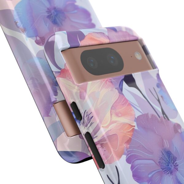 Phone Case - Holographic Floral Pattern Tough Case - Image 160