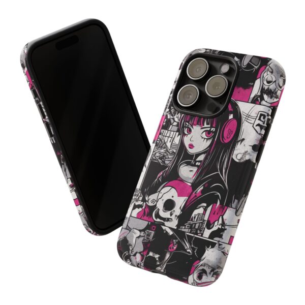 Goth Girl pop art phone case - Image 116