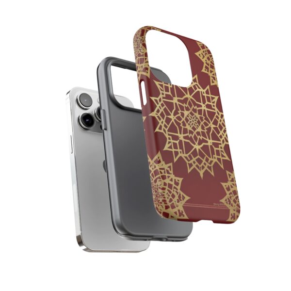 Phone Case - Beautiful Red Wine and Gold Pattern - Image 61