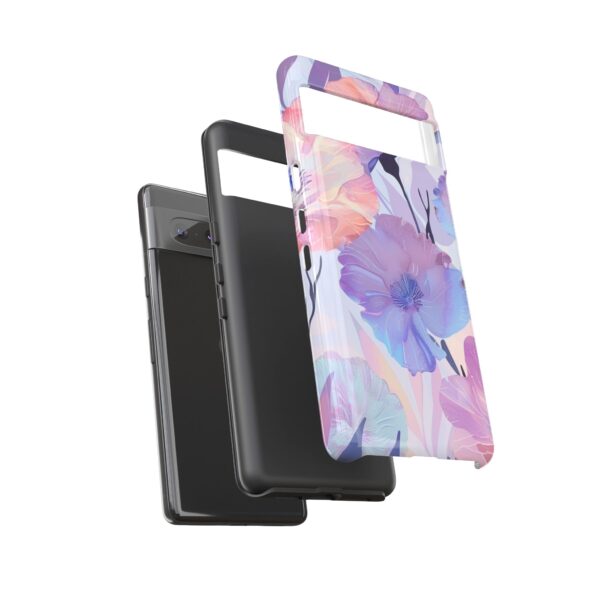 Phone Case - Holographic Floral Pattern Tough Case - Image 89