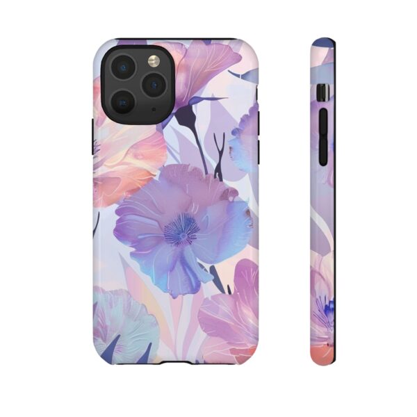 Phone Case - Holographic Floral Pattern Tough Case - Image 11