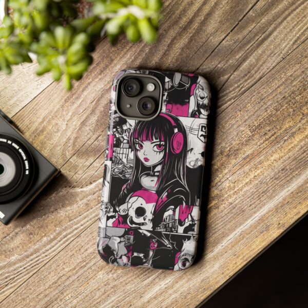 Goth Girl pop art phone case - Image 105