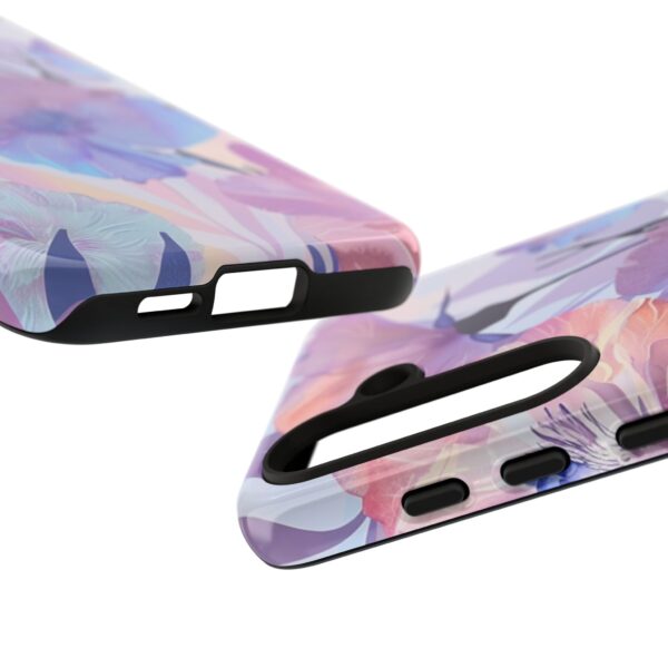 Phone Case - Holographic Floral Pattern Tough Case - Image 129