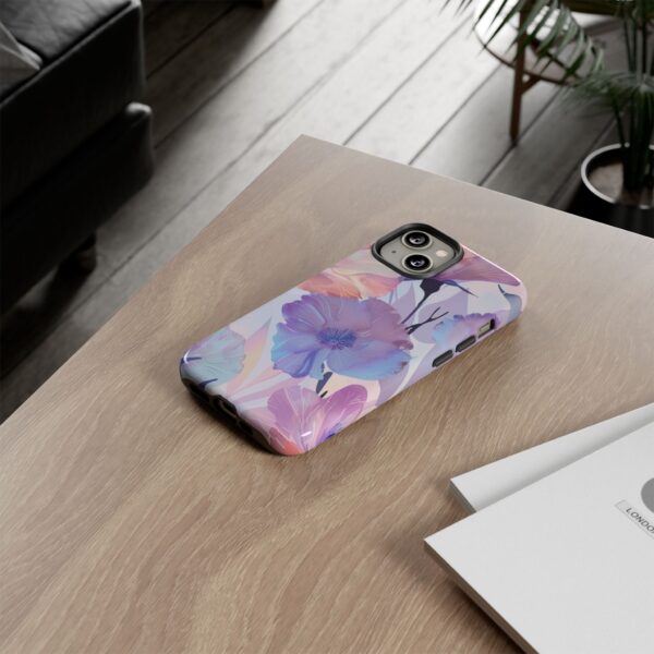 Phone Case - Holographic Floral Pattern Tough Case - Image 50