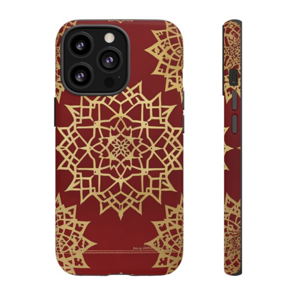 Phone Case - Beautiful Red Wine and Gold Pattern - Image 33