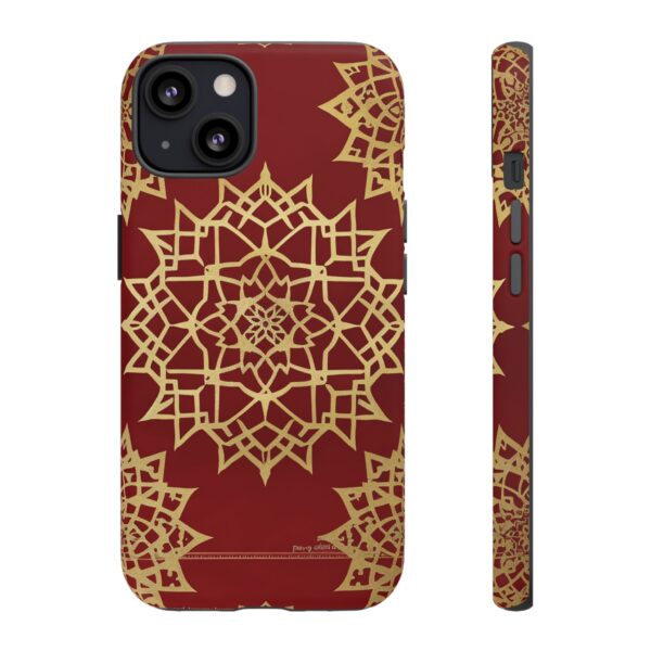 Phone Case - Beautiful Red Wine and Gold Pattern - Image 25