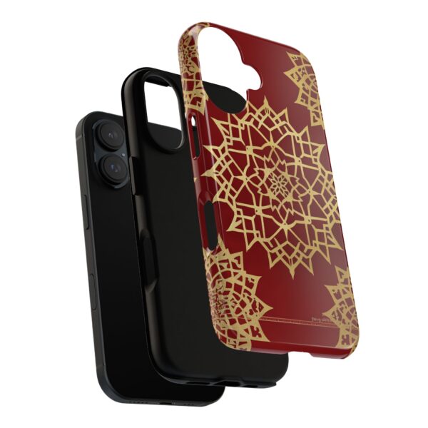 Phone Case - Beautiful Red Wine and Gold Pattern - Image 169